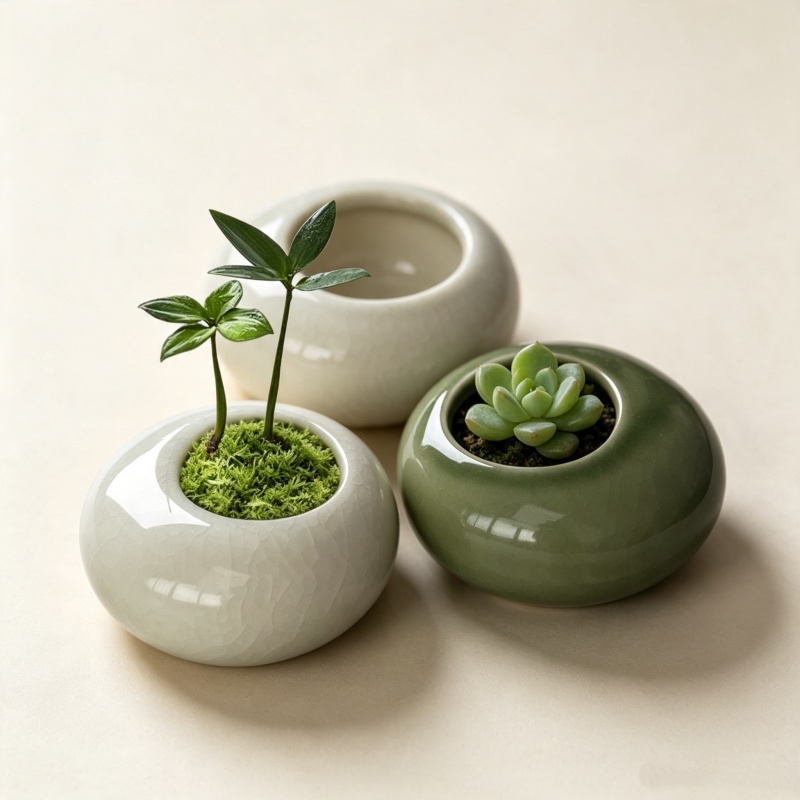 Echeveria Succulent - Mini Vaso de Planta com Efeito
