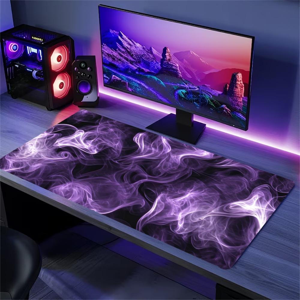 Mouse Pad Grande com Padrão Ab - Tradescantia Purple avaliação e preço