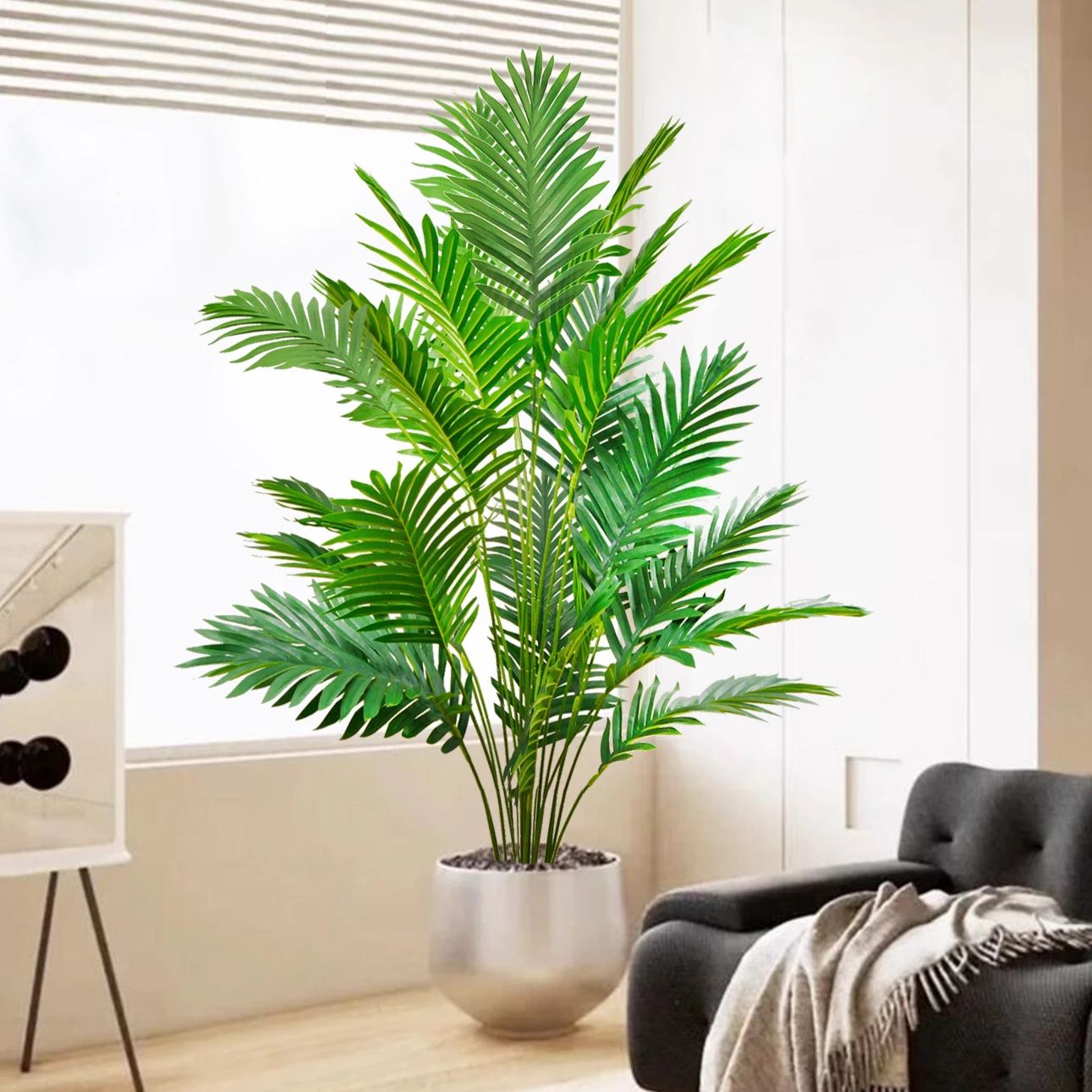 Palmeira artificial tropical d - Monstera Adansonii avaliação e preço