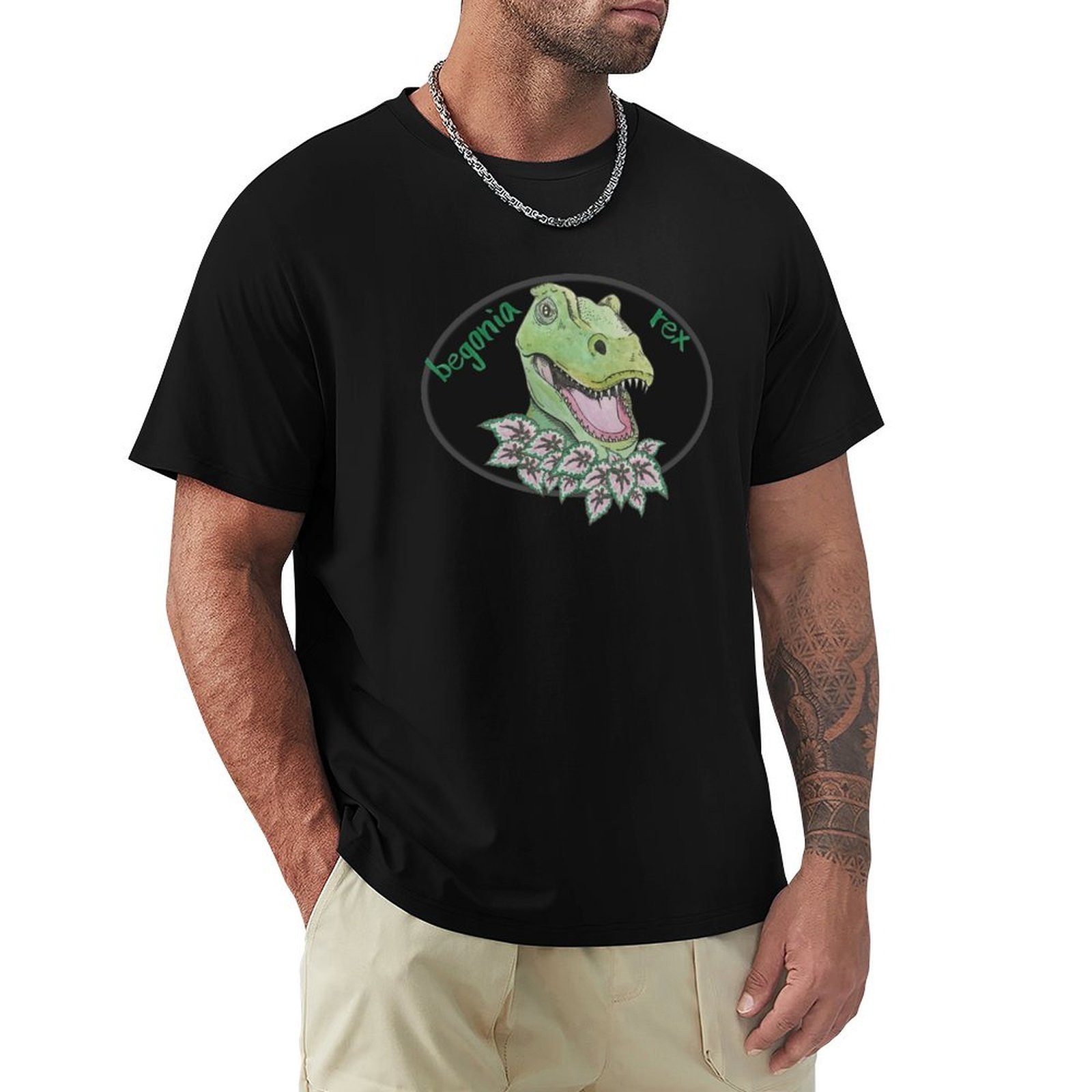 Camiseta Casual de Ação de Gra - Begonia Rex avaliação e preço