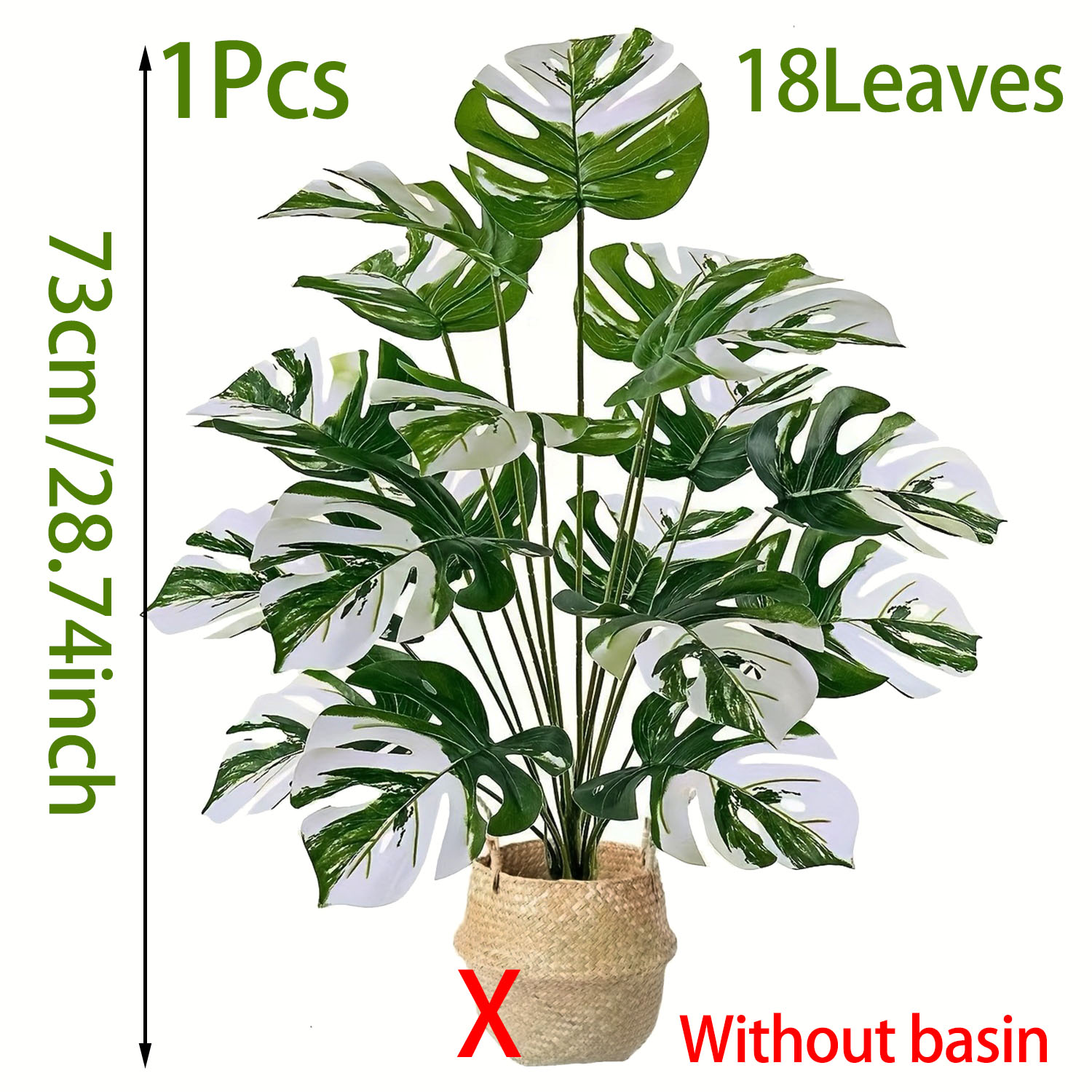 Planta Monstera artificial rea - Monstera Adansonii avaliação e preço